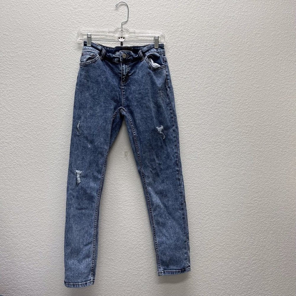 Justice Denim Jeans Jegging Girls Size 16  Blue Soft Comfortable Stretch Pants